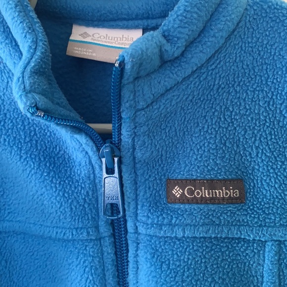 Columbia fleece zipper sweater for baby boy - Picture 2 of 3
